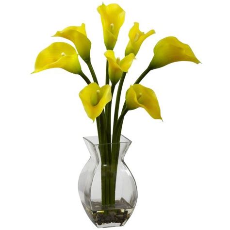 Silk Flower Arrangements | Calla lily, Lily vases, Flower arrangements