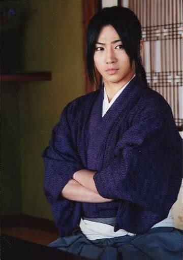 Official Photo Male Actor Hiroshi Yazaki Toshizo Hijikata Hizagami Character Actor