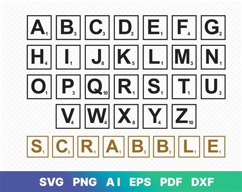 Scrabble Tiles Svg Files Scrabble Tiles Svg Files For Cricut Scrabble