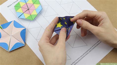 How To Make A Origami Moving Flexagon You Just Need A Piece Of Paper