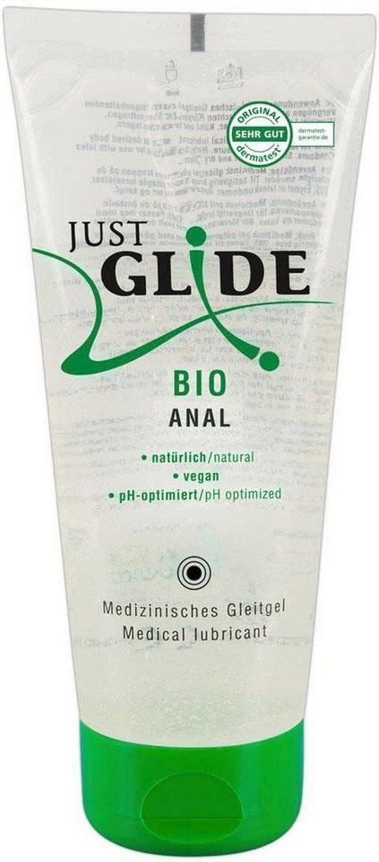 Just Glide Analgleitgel Bio Anal Bio Gleitgel Auf Wasserbasis Online Kaufen Otto