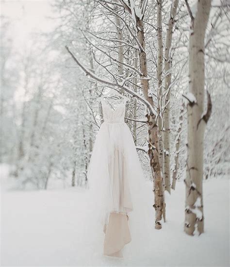 Dress In The Snow Photography By Two Bird Studio Winter Wedding