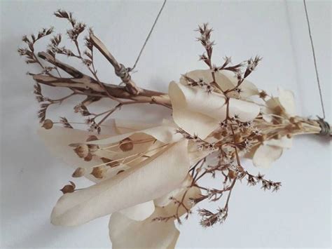 Dried Flower Wall Hanging Floral Wall Art Lake House Decor Etsy