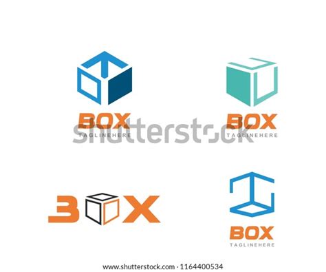 Box Logo Vector Icon Template Stock Vector Royalty Free 1164400534