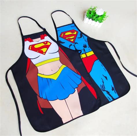 Superhero Superwoman Apron Funny Kitchen Apron Supert