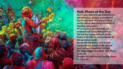 Holi Photo Of The Day Contest Condé Nast Traveller India