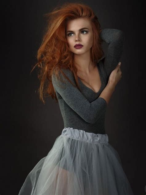 Darya Lebedeva Gorgeous Redhead Flawless Beauty Russian Beauty