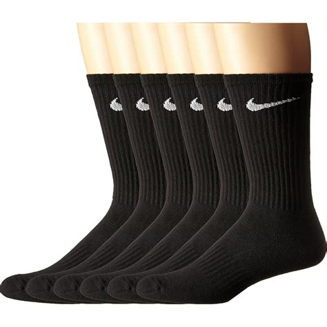 Nike Mens Socks 6 Pack Performance Cushion Crew Athletic 10 13