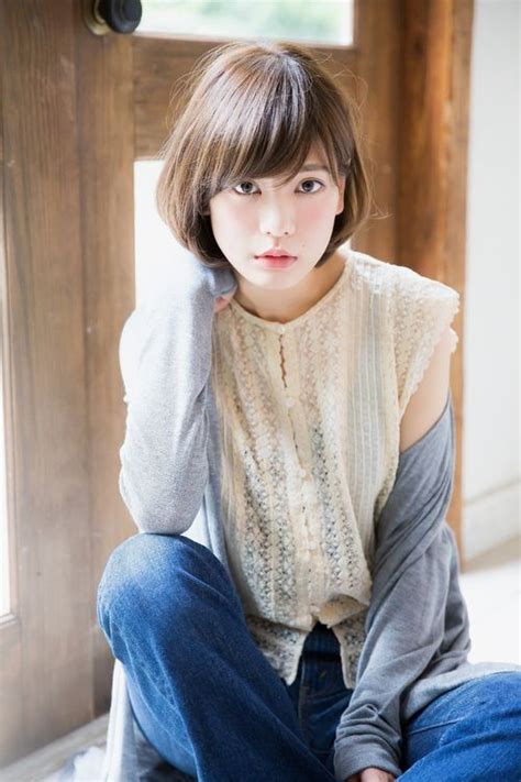 【aRietta】シンプル内巻きボブ｜aRiettaのヘアスタイル | ショート ...