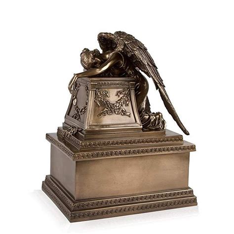 Perfect Memorials Bronze Finish Weeping Angel Cremation Urn Medium