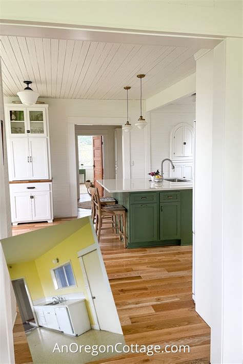 1900 Farmhouse Renovation Kitchen Before And After An Oregon Cottage