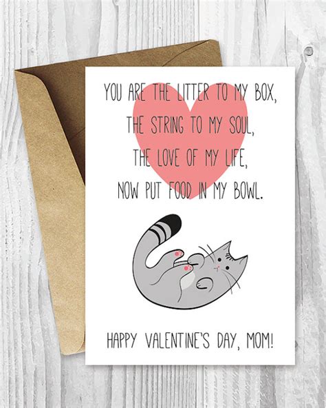 We did not find results for: Funny Printable Valentine's Day Mom Card Cat Moms