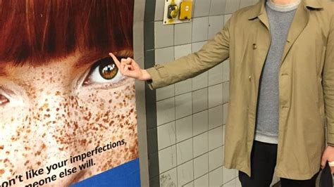 Calls Freckles Imperfections Gets Suitable Response Mashable