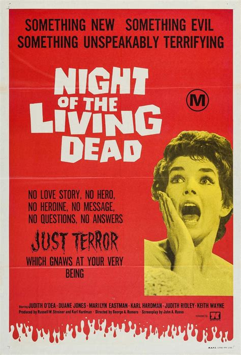 Night Of The Living Dead 1968 Horror Movie Posters Movie Posters