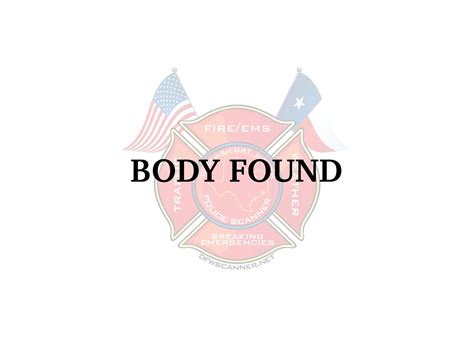 Update Body Located At Lake Lewisville Park Dfw Scanner