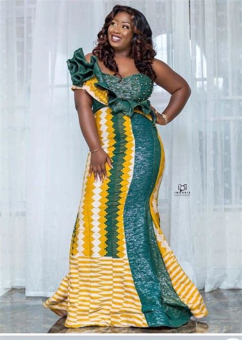 Gorgeous And Fabulous Kente Styles For Stylish Ladies African Print Dress Designs Kente