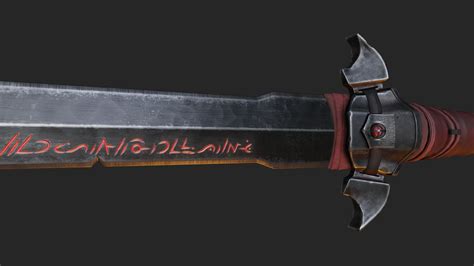 Obsidian Sword Buy Royalty Free 3d Model By Joe Louis Dikkiedik