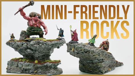 Miniature Friendly Rock Formations For Wargaming And Tabletop Games 🗻