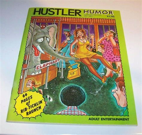 Hustler Humor Cartoon Book First Issue Vol No