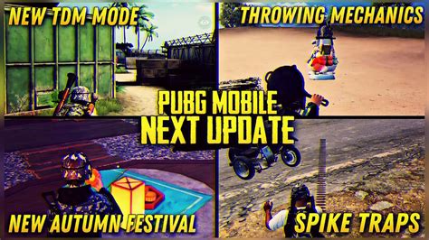 Pubg Mobile Next Update Leaks Is Here New Tdm Mode New Autumn