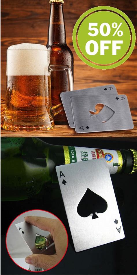 The actual value of the card varies from game to game. Stainless Steel Ace Of Spades Bottle Opener | Ace of ...