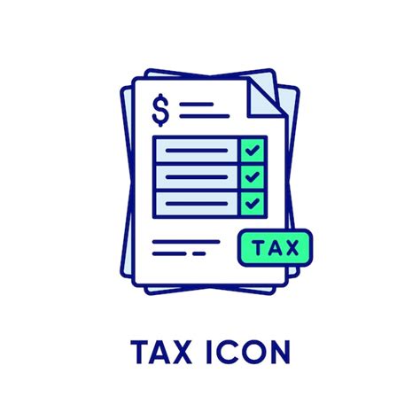 Premium Vector Tax Vector Line Icon