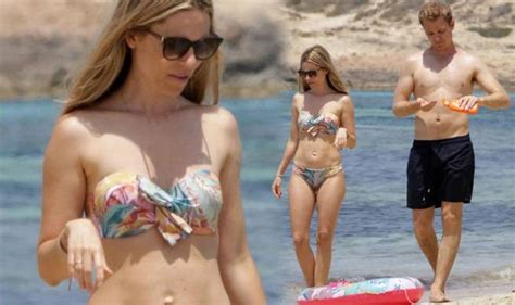 Nico Rosbergs Wife Vivian Sibold Shows Off Her Sensational Bikini Body On Family Holiday