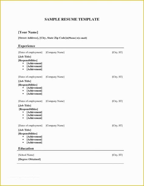 Free resume templates for word, google slides, and powerpoint. Completely Free Resume Template Download Of totally Free Resume Download Unique 23 Best ...