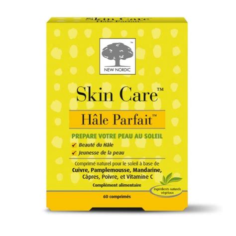 Skin Care Hâle Parfait 60 Comprimés Prépare La Peau Au Soleil Stress