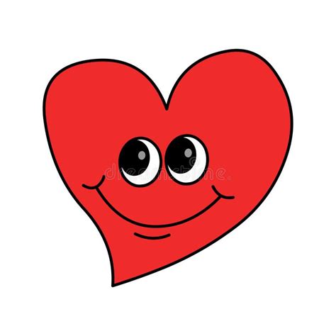 Happy Heart Emoji Vector Stock Vector Illustration Of Love 150651553