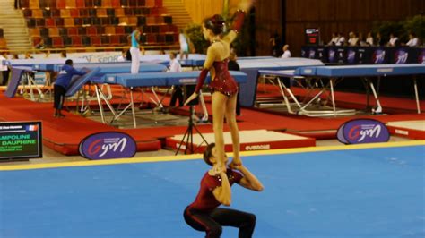 championnat de france 2017 gymnastique acrobatique youtube