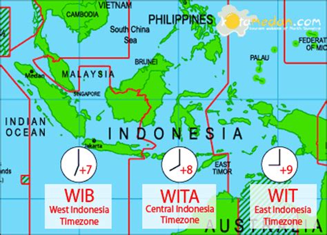 Perbedaan Zona Waktu Di Indonesia