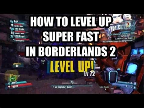 If you want to know how to get the character, then continue reading. How to Level Up fast in Borderlands 2 (Boost to Level 72) - YouTube