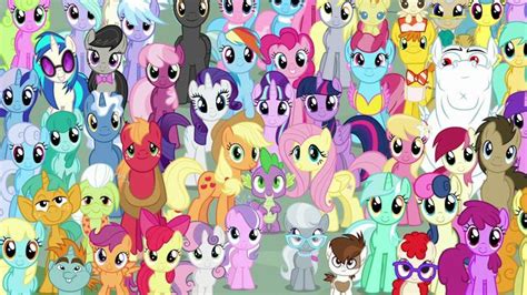 My Little Pony все герои Мой маленький пони перечислите всех героев
