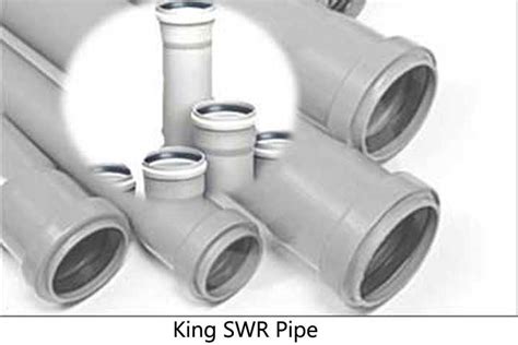 Explore and buy finolex swr pipes & fittings with integrated rings & selfit sockets. KING SWR PIPE Manufacturer in Indore Madhya Pradesh India ...