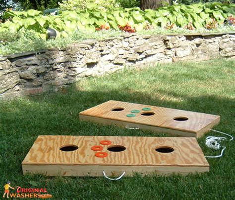 Our 3 hole washers game boards are hand made by craftsmen in the usa in a wood shop. The Original Washers Toss Game - Three-Hole Wood Washers ...