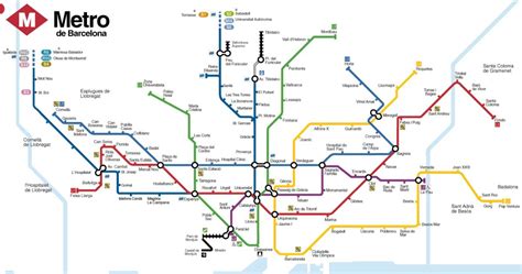 Metro V Barcelon Trasy Linky Kdy Jezd Pl Nek J Zdenky