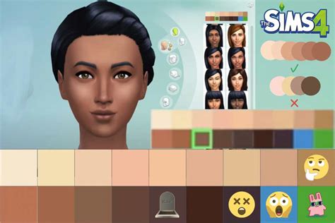 Sims Alpha Skin Tone