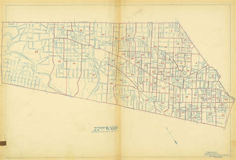 Maps Of The Ward Boundaries Of Philadelphia Ward 22 Digital