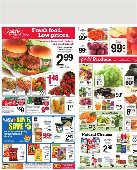 Save big with the retailer flyer sale specials and bakery offers. Ralphs Weekly Ad Preview 3/15 2015
