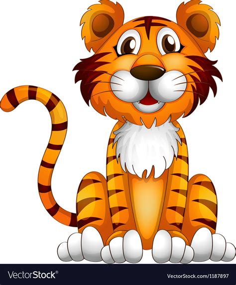 You can pick up just 1 pose or get the complete pack. Cartoon tiger Royalty Free Vector Image - VectorStock