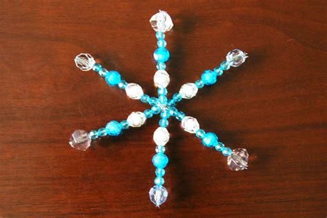 Beaded Snowflake Kids Crafts Fun Craft Ideas