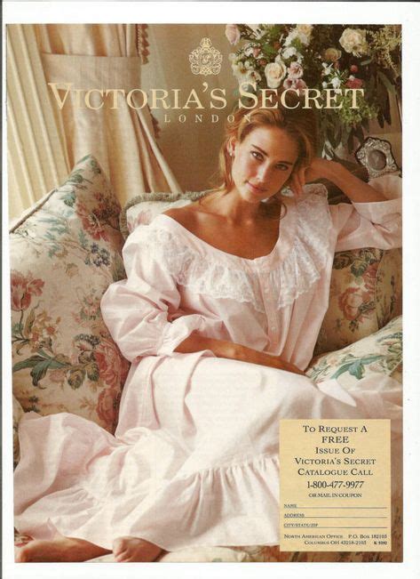 1991 Advertisement Victorias Secret London Nightgown Modest Victorian