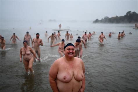 Winter Nude Swimming