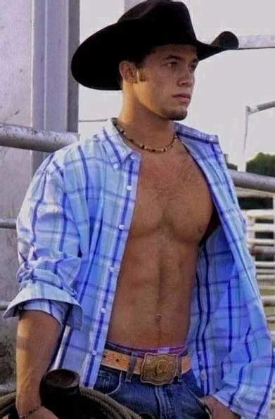 SHIRTLESS MALE MUSCULAR Beefcake Hairy Chest Cowboy Rodeo Jock PHOTO