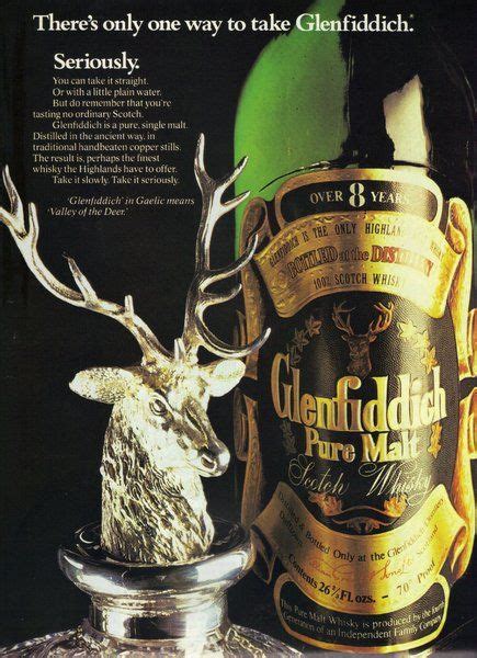 1979 Ad For Glenfiddich Whisky Whiskey Bar Scotch Whiskey Whiskey