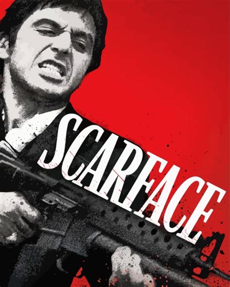 Scarface Movie Poster Paint By Numbers Canvas Paint By Numbers