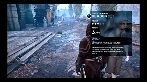 Assassin S Creed Unity Sequence Memory The Jacobin Club Hd Gameplay