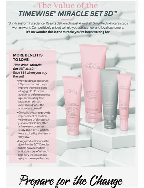 For Mild To Moderate Signs Of Aging Timewise Miracle Set Mary Kay