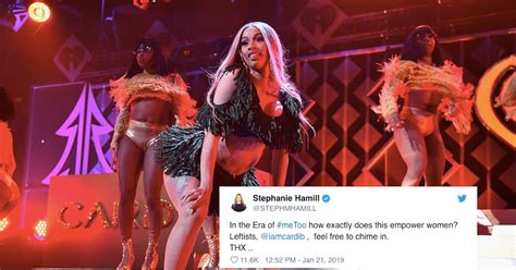 cardi b s response to criticism that her twerk video doesn t empower women is so on point
